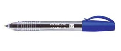 Faber Castell 1423 Ball Point Pen - 0.7 mm, Blue (Pack of 50)