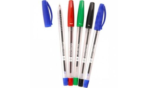 Faber Castell 1423 Ball Point Pen - 0.7 mm, Green (Pack of 50)
