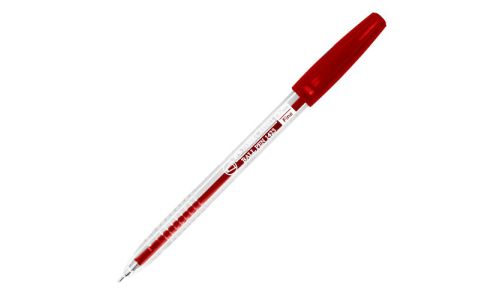 Faber Castell 1423 Ball Point Pen - 0.7 mm, Red (Pack of 50)
