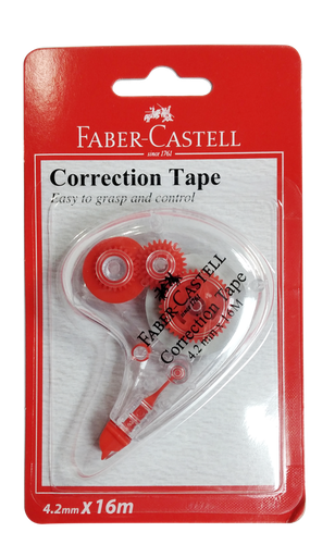 Faber-Castell Correction Tape White 4.2mmx16m