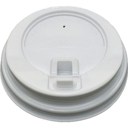 Falcon 8Oz Ripple Cup Lid, White (Pack of 1000)
