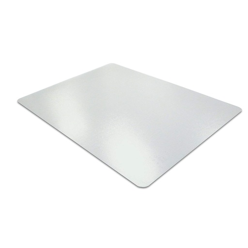 Floortex FPDE1924V PVC Smooth Back Desk Mat - 48 x 61cm, Clear