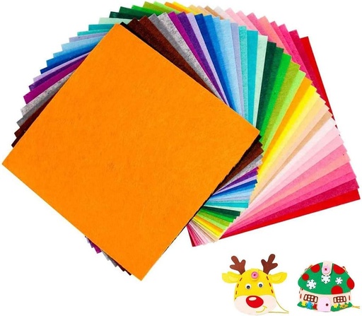 FunPack Felt Sheet  21.6cm x 29.2cm , Assorted Colors (Pack of  25 )