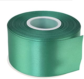 Generic Satin Fabric Ribbon ,2.5cm ;(25Yards)- Green