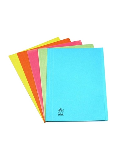 Grand Luxe Square Cut Folder without Fastener - F/S ( Pack of 50) , Yellow