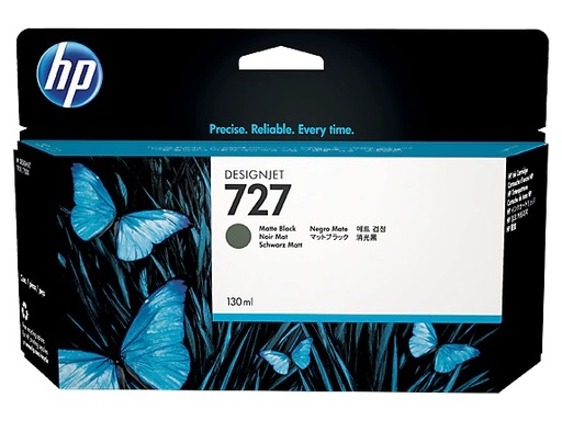 HP 727 DesignJet Ink Cartridge , 130-ml Matte Black (B3P22A)