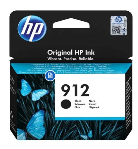 HP 912 Original Ink Cartridge Normal Capacity , Black (3YL80AE)