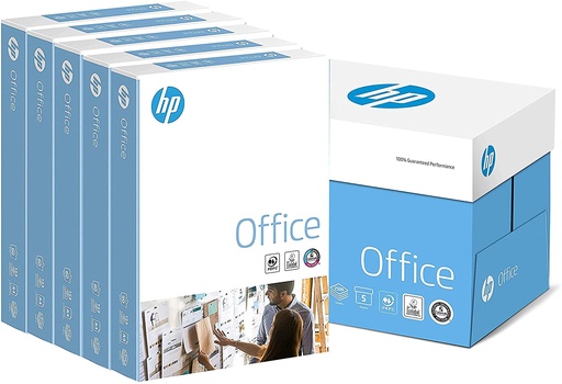 HP Office Photocopy Paper - A4, 80gsm, 5 Reams / Box