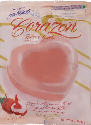 Hart beat Lychee Love Candy, 150 g