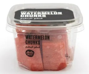 Hello Fruits Watermelon Chunks 250 gm