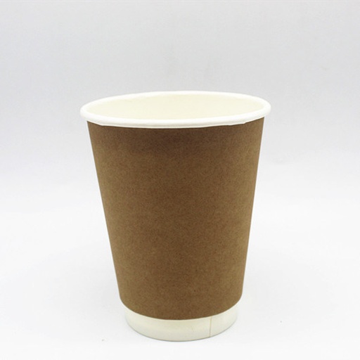 Hotpack 4 Oz Kraft Double Wall Paper Cups (Plain brown) (Pack of 50)