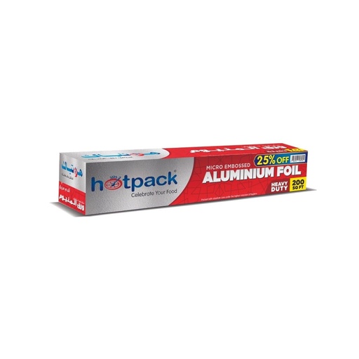 Hotpack Aluminium Foil 30cm X 200 Sq. Ft ( 1 roll)