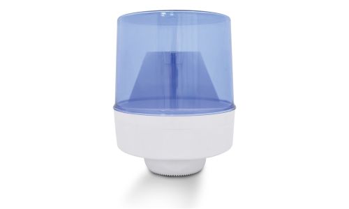 Hygiene System AZ1300TB Center Pull Tissue Dispenser for Jumbo Roll  , Manual , Transparent Blue