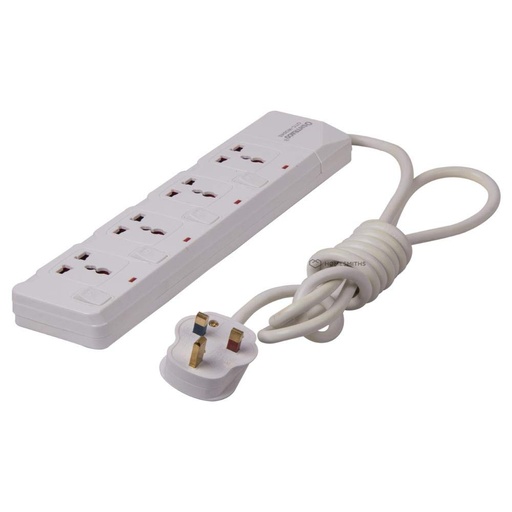 KL-Star KL5-6714 Extension Cable , 4-way , 5 meters