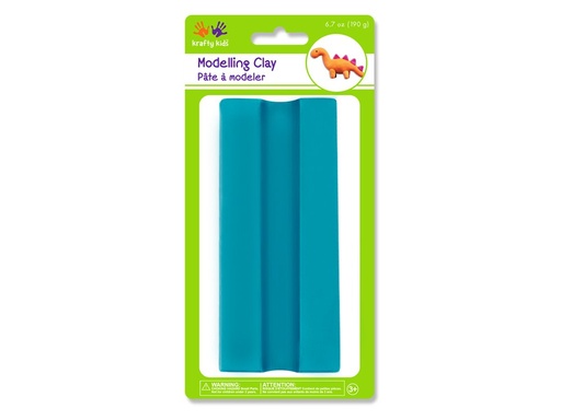 Krafty Kids Solid Colors Modeling Clay, 190g, Blue