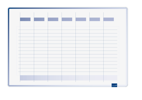 [MX0123] LEGAMASTER ACCENTS LINEAR WHITEBOARD COOL 60 X 90CM