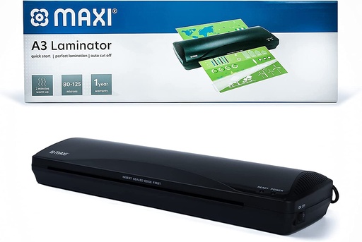 MAXI MX-LM383 A3 LAMINATOR MACHINE BLACK