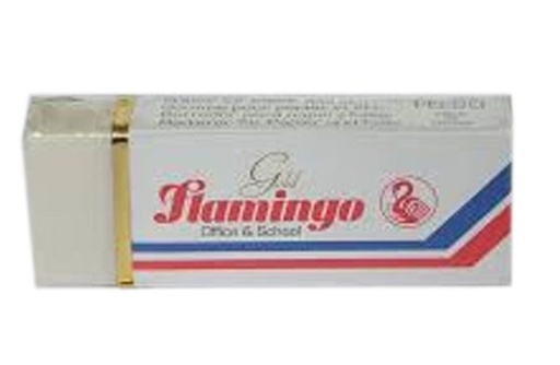 Flamingo FL 20 Eraser, White ( Box of 20)