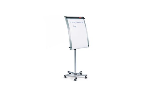 Legamaster 7-151000 Silvertec Mobile Flip Chart Board - 103 x 70cm, Silver