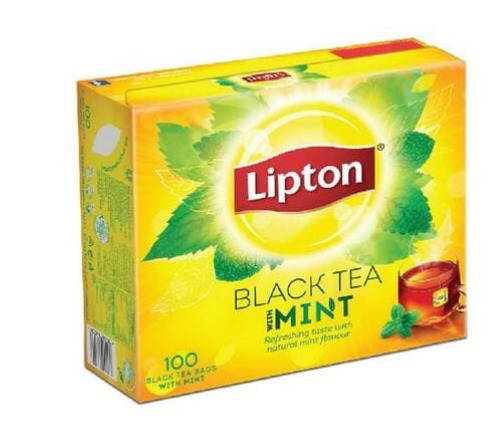 Lipton Black Tea Mint 100 Tea Bags