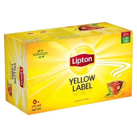 Lipton Yellow Label Black Tea , 50 Teabags