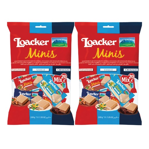 Loacker Classic Minis Mix, 200 gm