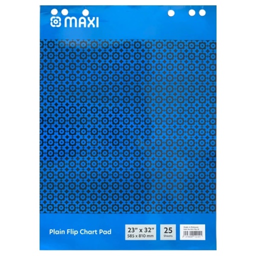 MAXI Flip Chart Pad-Plain (23x32) (585 X 810 MM) , 25 sheets