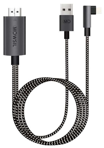 MOWSIL LIGHTNING TO HDMI Cable, 2 meters