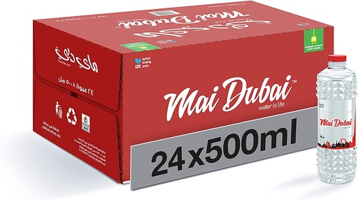 Mai Dubai Low Sodium Drinking Water 500ml (Case of 24)