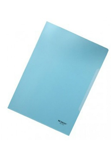 Modest L Shape Folder , Blue ( Pack of 100)