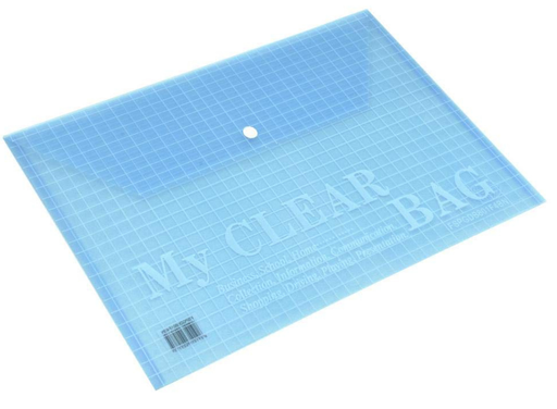 Modest MyClear Bag , A4 , Blue ( Pack of 12)