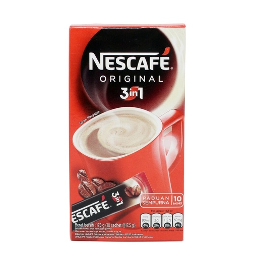 NESCAFE 3in1 Instant Coffee 17.5g (Pack of 10)