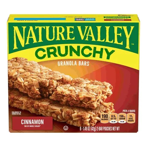Nature Valley Cinnamon Crunchy Granola Bars 42g