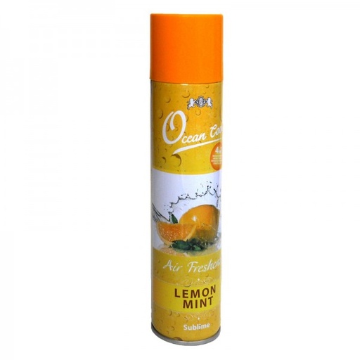 OCEAN COOL Air Freshener , Lemon Mint  ( Pack of  12)