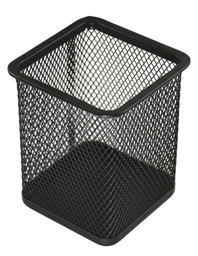 PARTNER Metal Mesh Memo Holder, Black