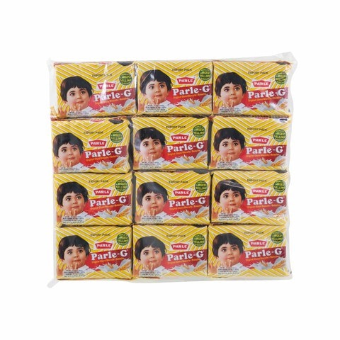 Parle-G Original Gluco Biscuits 56.4g (Pack of 12)