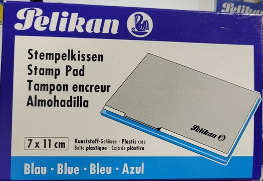 Pelikan Stamp Pad , Blue , 7 x 11cm