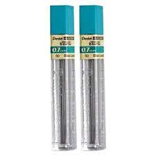 Pentel Super Hi-Polymer Refill Leads , 0.7mm , contains 50pcs (Pack of 2)