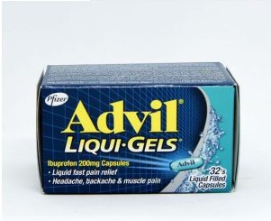 Pfizer Advil Liqui Gels Liquid Filled Capsules (Pack of 32)
