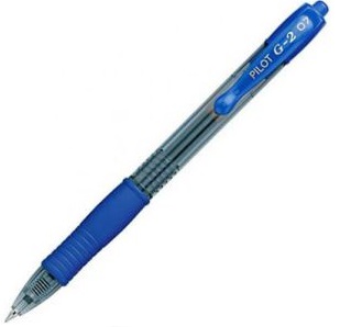 Pilot BLG27 G2 Retractable Gel Pen-0.7mm , Blue (Pack of 12)
