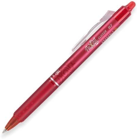Pilot Frixion Erasable Pen with 0.7mm Tip (RED) - Pack of 12