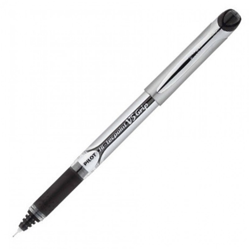 Pilot BXGPN-v5 Hi-tecpoint V5 Grip Extra Fine Pen (0.5 Mm) , Black (Pack of  12)