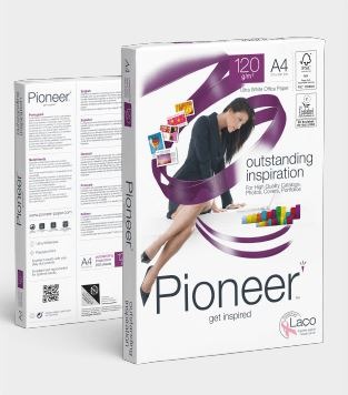 Pioneer A4 120gsm 250 sheets, 8reams/box