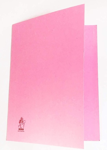 Premier Grip Square Cut Folder with Fastener , A4 , Pink  ( Pack of  50)
