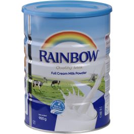 Rainbow Full Cream Milk Powder Tin Can 900g