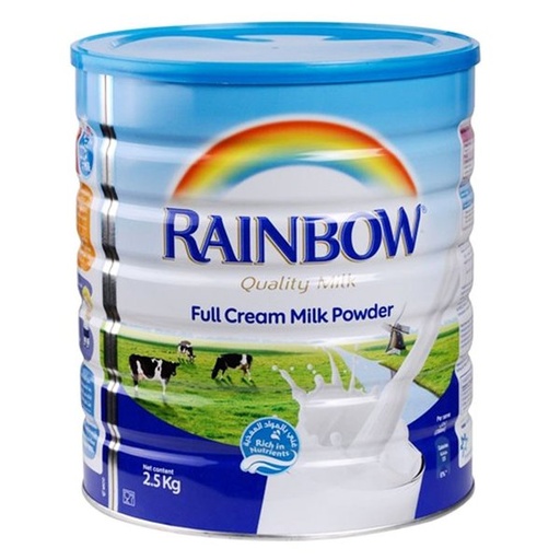 Rainbow Full Cream Milk Powder Tin, 2.5 Kg
