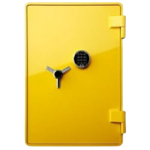 [MX0099] SHINJIN BURGLAR RESISTANT STEEL SAFE YELLOW