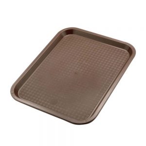 SUNNEX 81340C POLYPROPYLENE FAST FOOD TRAY , Brown