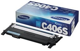 Samsung CLT-C406S  Toner Cartridge, Cyan
