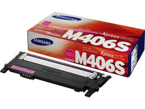 Samsung CLT-M406S Toner Cartridge, Magenta